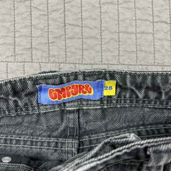 Empyre Jeans Men 28 (30x27) Black Faded Skater Relaxed Loose Grunge - Picture 9 of 13